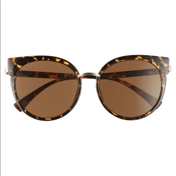 BP. 54mm round cat-eye sunglasses -brown/women - Picture 3 of 8